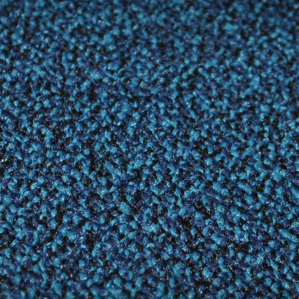 Autoteppich Meterware Schlinge Blau Zweiton