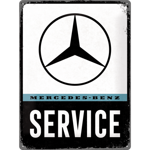 Blechschild 30x40 Mercedes-Benz - Service