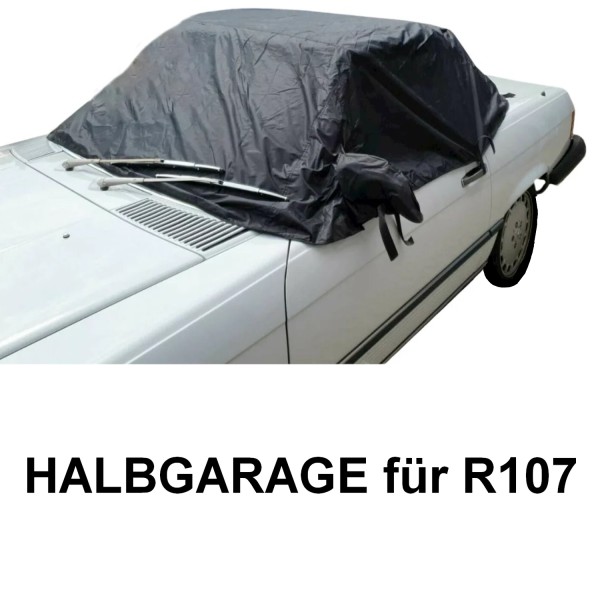 Halbcover passend für Mercedes SL W107 R107 Verdeckschutz Garage Halbgarage Wasserdicht